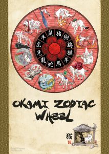 Zodiac Wheel with Okami's 13 Brush Gods.